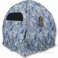 Hunting Tent, Made of 230D Polyester with Steel and Fiber Poles Frame